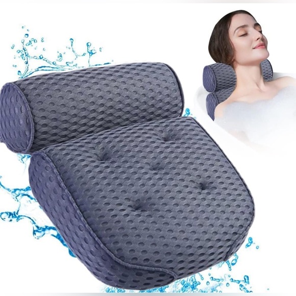 Bathtub Large Spa Pillow with 4D Air Mesh - Picture 1 of 6